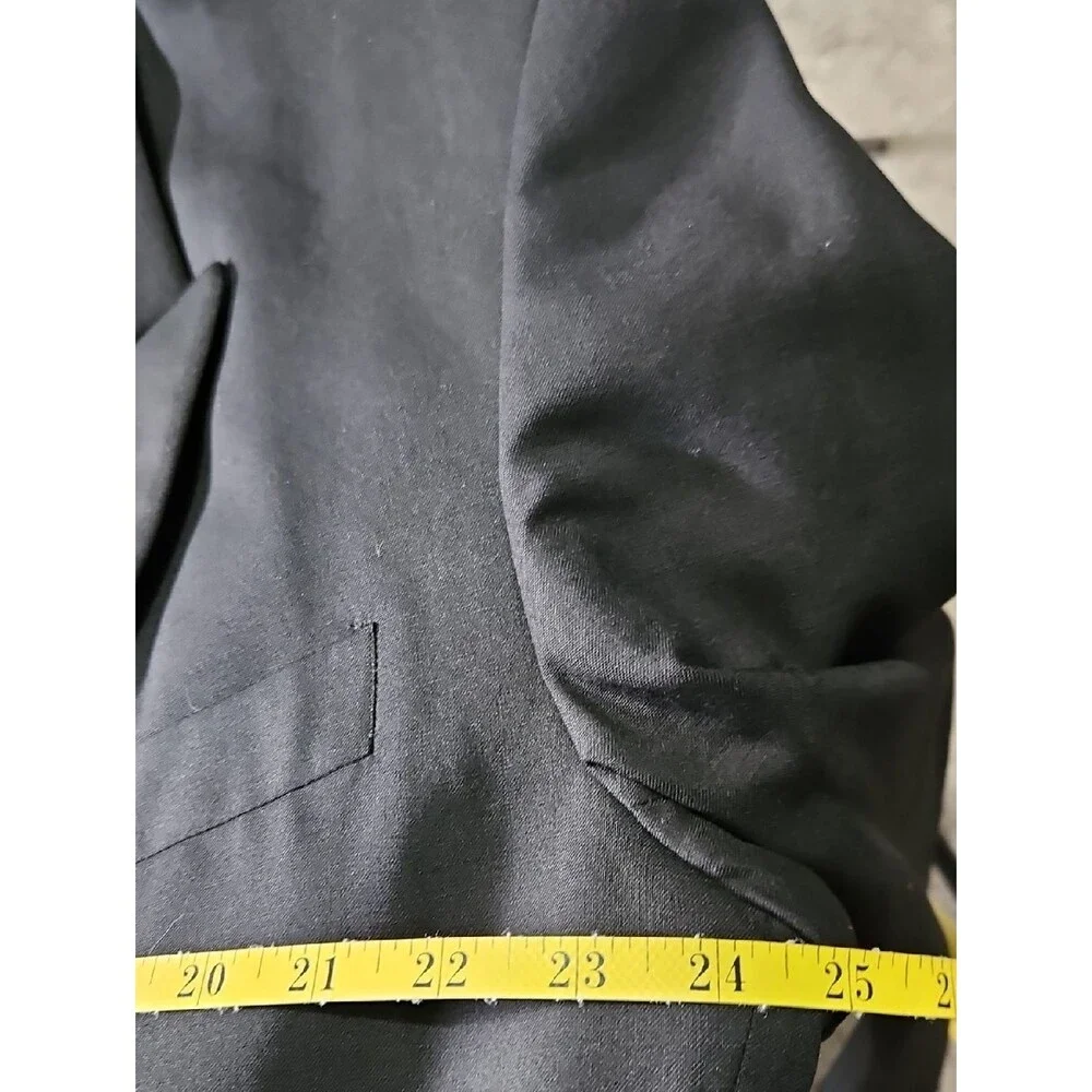 Principe Men's Black Double-Breasted Tux Blazer Size 49R